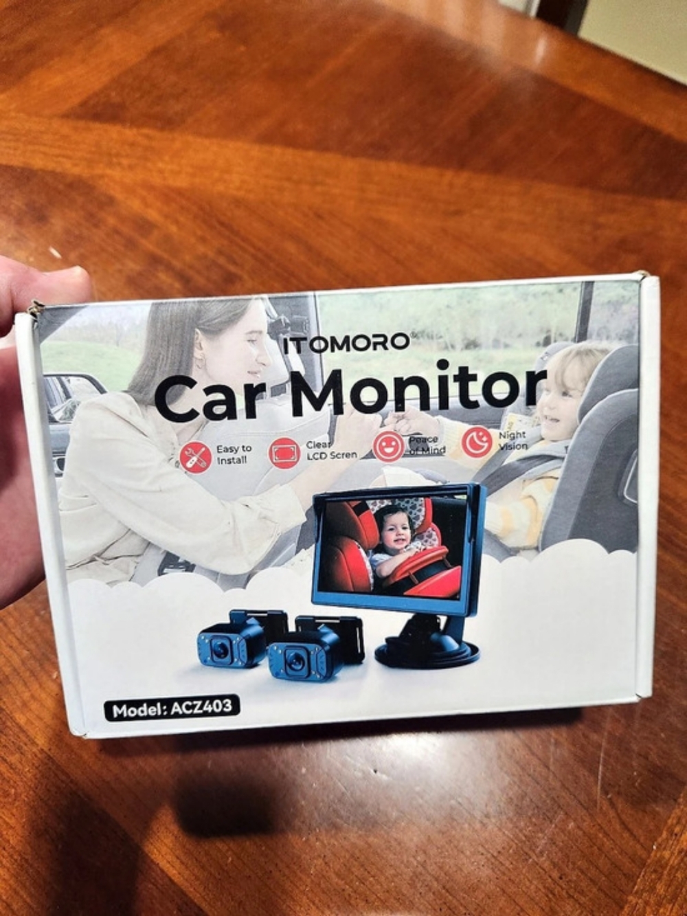 New ITOMORO ACZ403 5-Inch Car Monitor Black